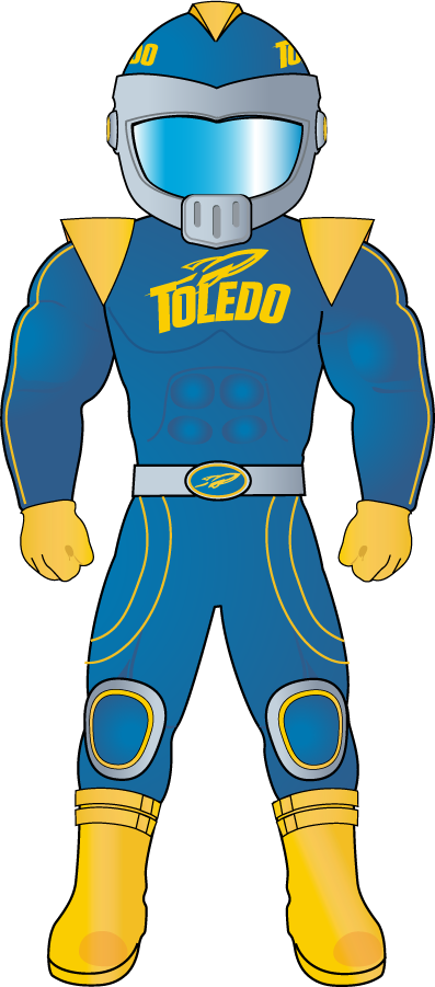 Toledo Rockets 2009-2015 Mascot Logo iron on transfers for T-shirts